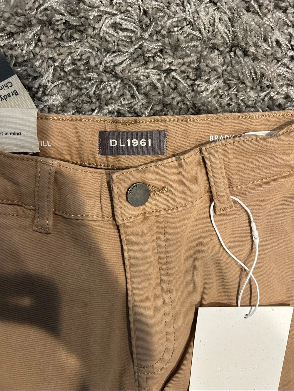 DL1961 Boys Straight-Leg Chinos in Tan